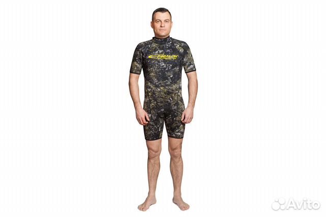Гидрокостюм epsealon short MEN 2.5 мм зеленый камо