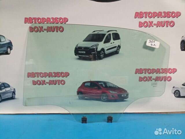 Стекло заднее левое Peugeot 301