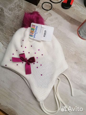 Шапка демисезон, зима для девочки