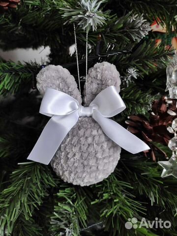 Новогодний шар Зайка