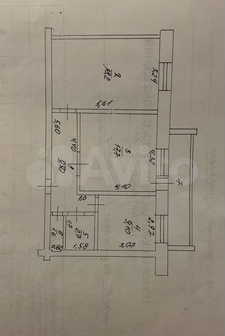 2-к. квартира, 62 м², 4/6 эт.