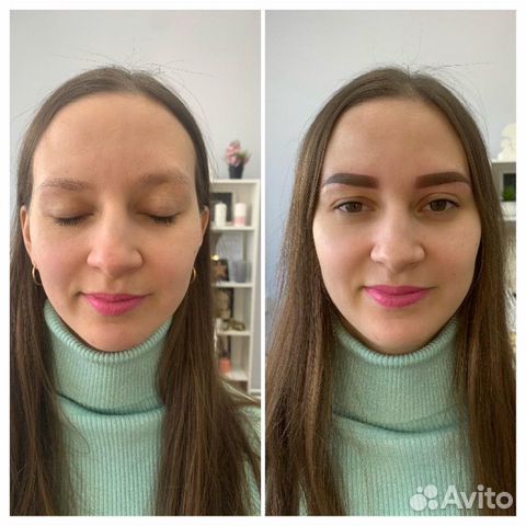 Перманентный татуаж (пудровое напыление бровей)