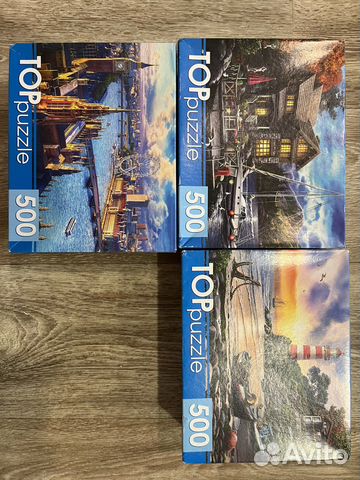 Пазлы 3 за 400,по отдельности по 150