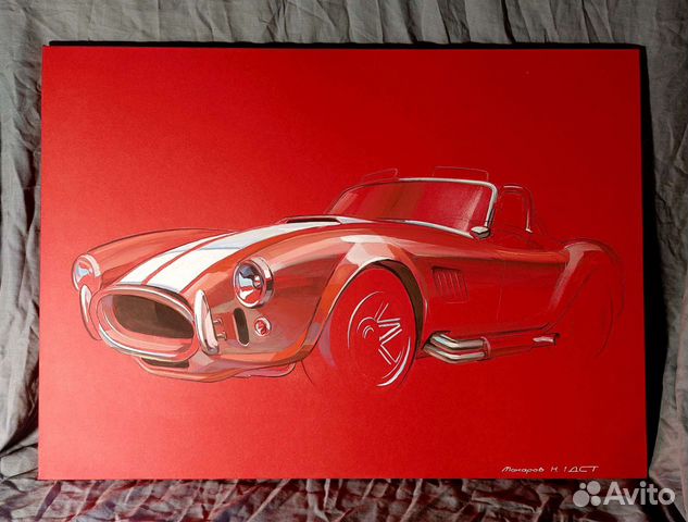 Картина автомобиля Shelby Cobra 427