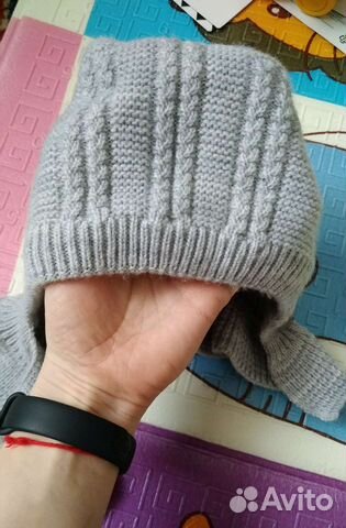 Шапка шлем журавлик