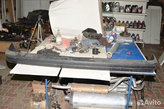 Бампер газ 31029 задний с усилителем