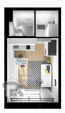 Квартира-студия, 19,7 м², 16/23 эт.