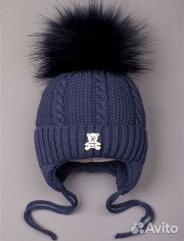 Шапка для малыша зима