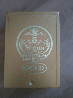 Пустая коробка от сигар Vegas Gold