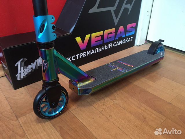 Трюковый самокат Haevner Vegas нео-хром