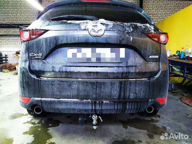 Фаркоп на Mazda CX-5 без подрезки бампера