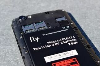 Аккумулятор Fly Nimbus 7 fs505 bl6424