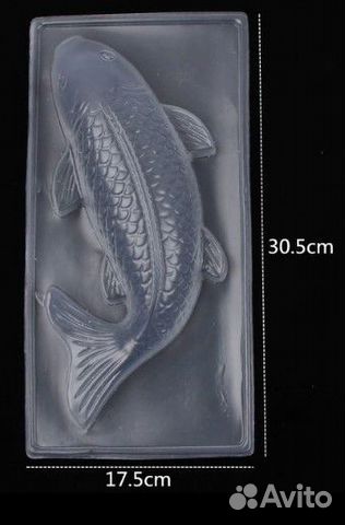 Форма сельди под шубой, шоколада в виде рыбки L