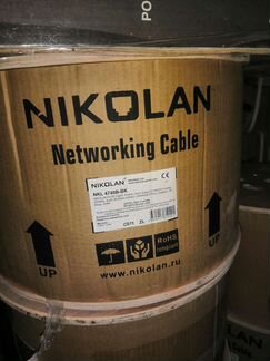Кабель nikolan f/utp cable, 4 pairs cat.6(class E)