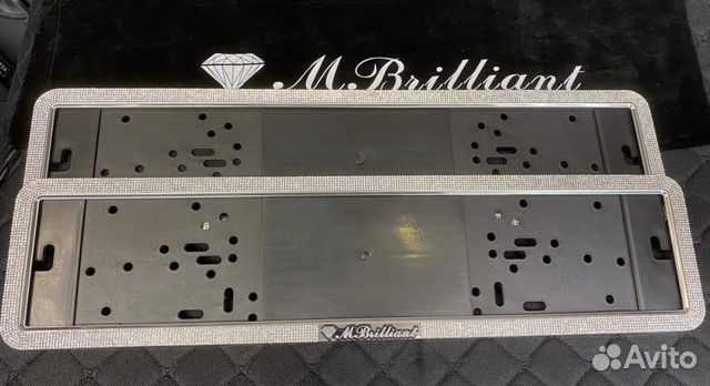 Рамки со стразами для номера