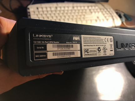 Маршрутизатор Cisco Linksys RV016 (VPN Router)