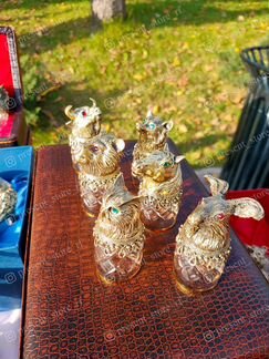 Стопки перевертыши. Хрусталь. Арт. 0030