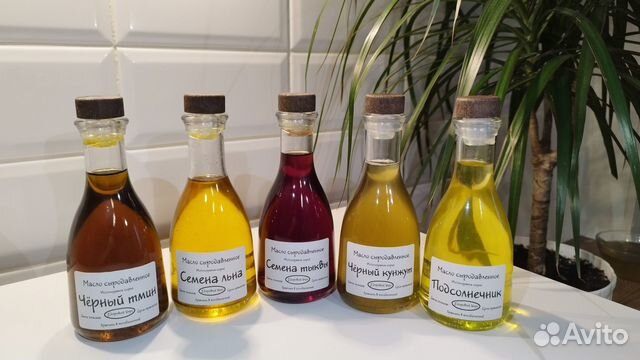 Сыродавленные масла холодного отжима