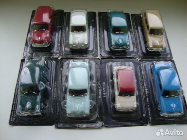 Авто модели 1/43 СССР Деагостини -москвич
