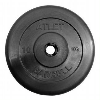 Диск для штанги 10 кг MB Atlet d-26mm