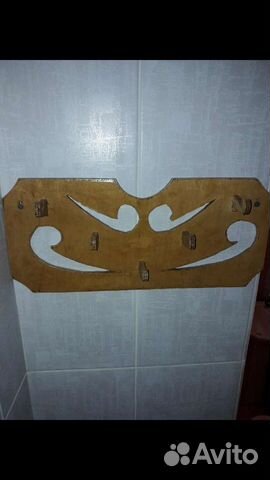 Вешалка 18х40 5крючк саун,баню,дач Достав Лен.р-ну