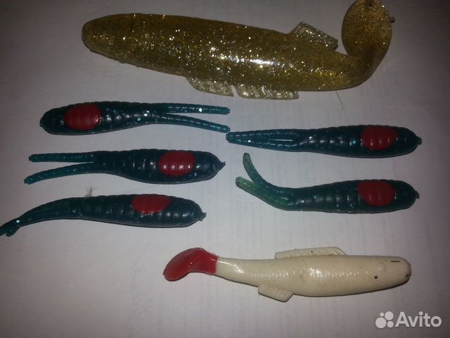 Приманки сликоновые для ловли рыбы