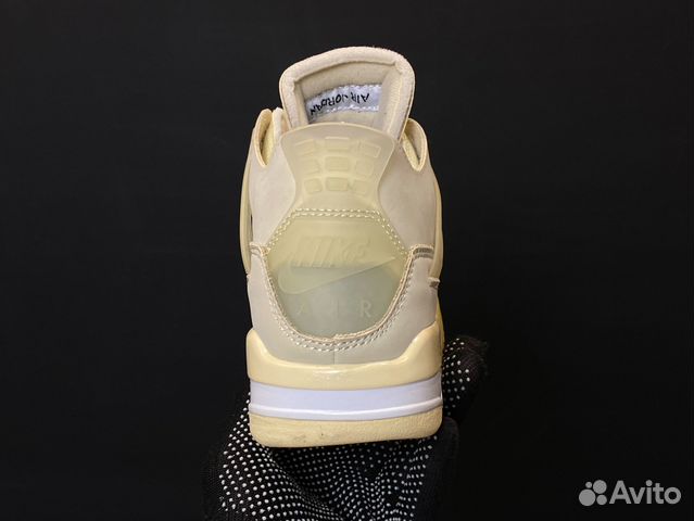 Кроссовки Nike Air Jordan 4 Retro Off-White - Sail