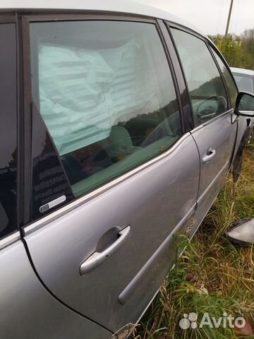Правая задняя дверь ситроен с4 пикассо серая