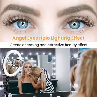 Кольцевая лампа 26 см со штативом