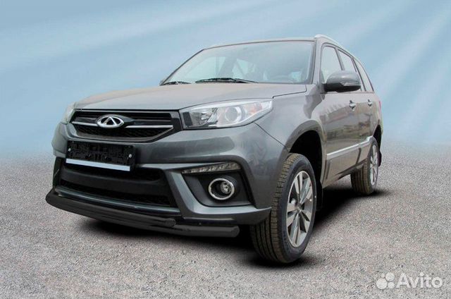 Защита переднего бампера chery tiggo CT3-002B
