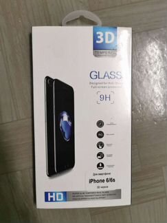 Защитное стекло новое для iPhone 6/6s