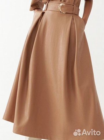 Кожаная юбка