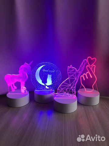 3D светильник/ночник (3д светильник)