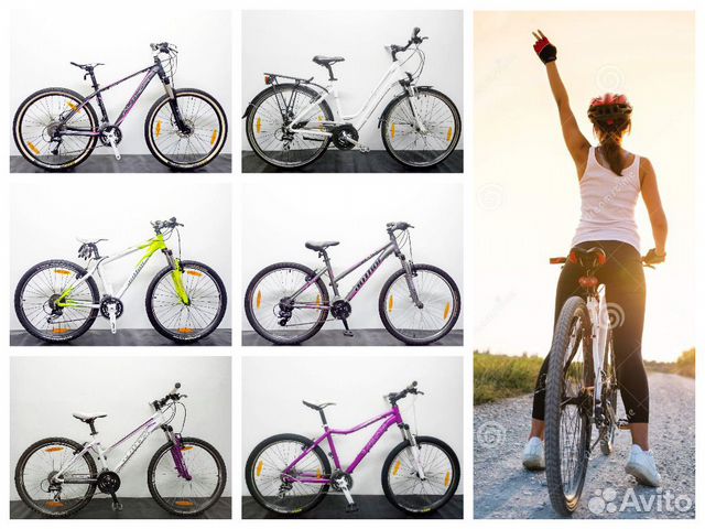 Женские б/у велосипеды (горные и дорожные)