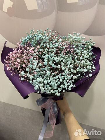 Букет цветов из гипсофилы, доставка