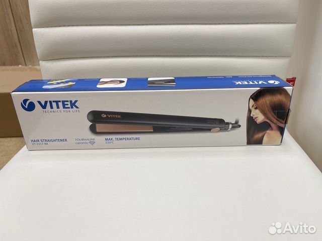 Выпрямитель для волос vitek новый