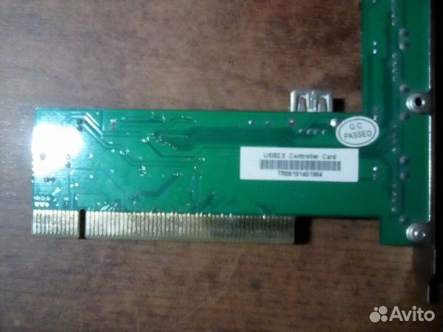 PCI USB контроллер VIA DH300-13 040719 REV:13