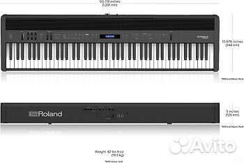 Новое цифровое пианино Roland FP-60X (черное) EU