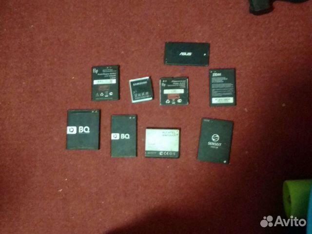 Акамуляторы от телефонов