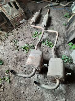 Глушитель Renault megane 2 scenic 2 1.6