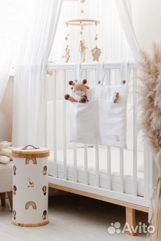 Хлопковые бортики заборчики с простынью