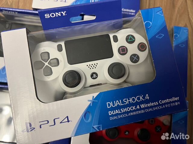 Джойстик Sony PS4 оригинал Новый Glacier White