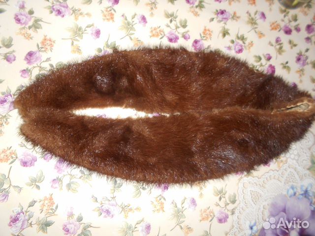Меховой воротник норка