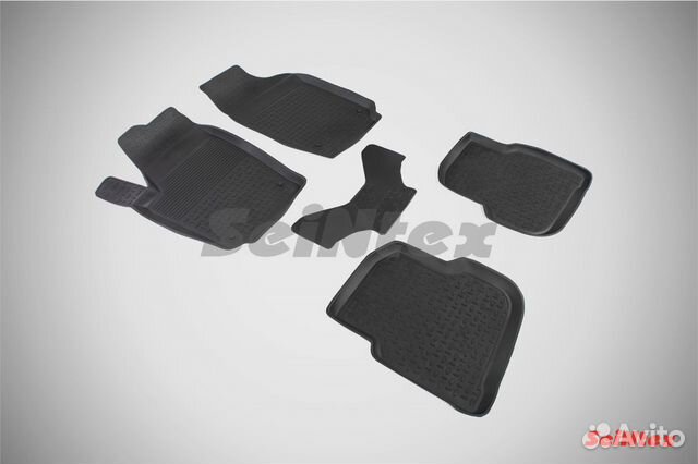 Коврики салона резиновые Volkswagen Polo 2010-2018