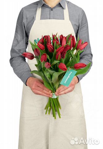 Букет Тюльпанов Red Power 25 шт