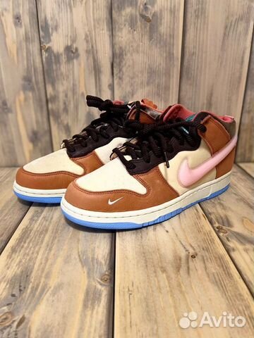 Nike Dunk Mid Social Status Chocolate Milk - 7 US