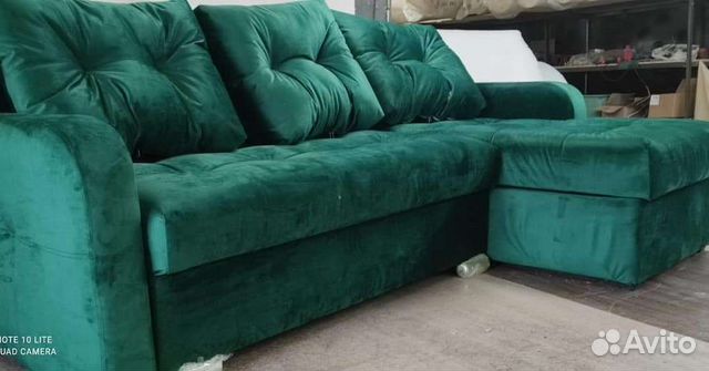 Угловой диван п-образный