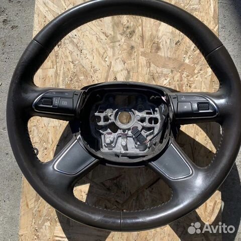 Руль audi a6 c7 коричневый