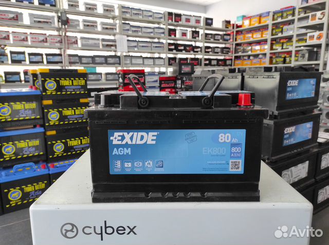 Аккумулятор 80Ач AGM Exide ek800 Италия