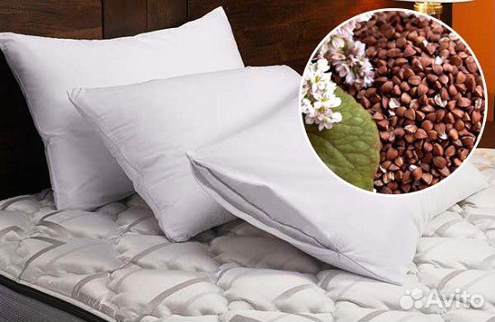 Ортопедическая подушка из лузги гречихи